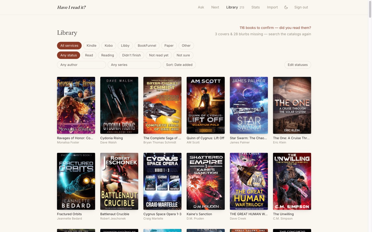 HaveIRead screenshot